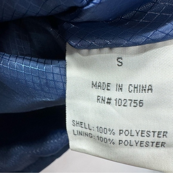 Men’s Black & Blue Colorblock Puffer Vest Zip Front Size Small - Picture 11 of 11